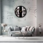 Maestro’s Musical Piano Wall Clock