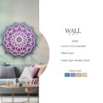 Mandala Wall Decor – Layered Geometric Floral Design