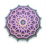 Mandala Wall Decor – Layered Geometric Floral Design