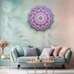 Mandala Wall Decor – Layered Geometric Floral Design