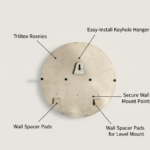 Modern Boho Welcome Wall-Mounted Key & Entryway Organizer