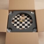 Modern Checkerboard Wall Clock