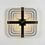 Modern Geometric Square Wall Clock