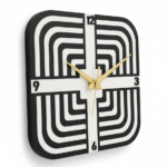 Modern Geometric Square Wall Clock