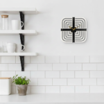 Modern Geometric Square Wall Clock