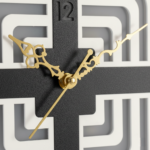 Modern Geometric Square Wall Clock