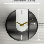 Modern Striped Wall Clock