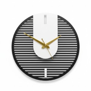 Modern Striped Wall Clock
