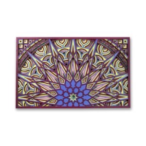 Multicolor Geometric Mandala Wall Art Panel
