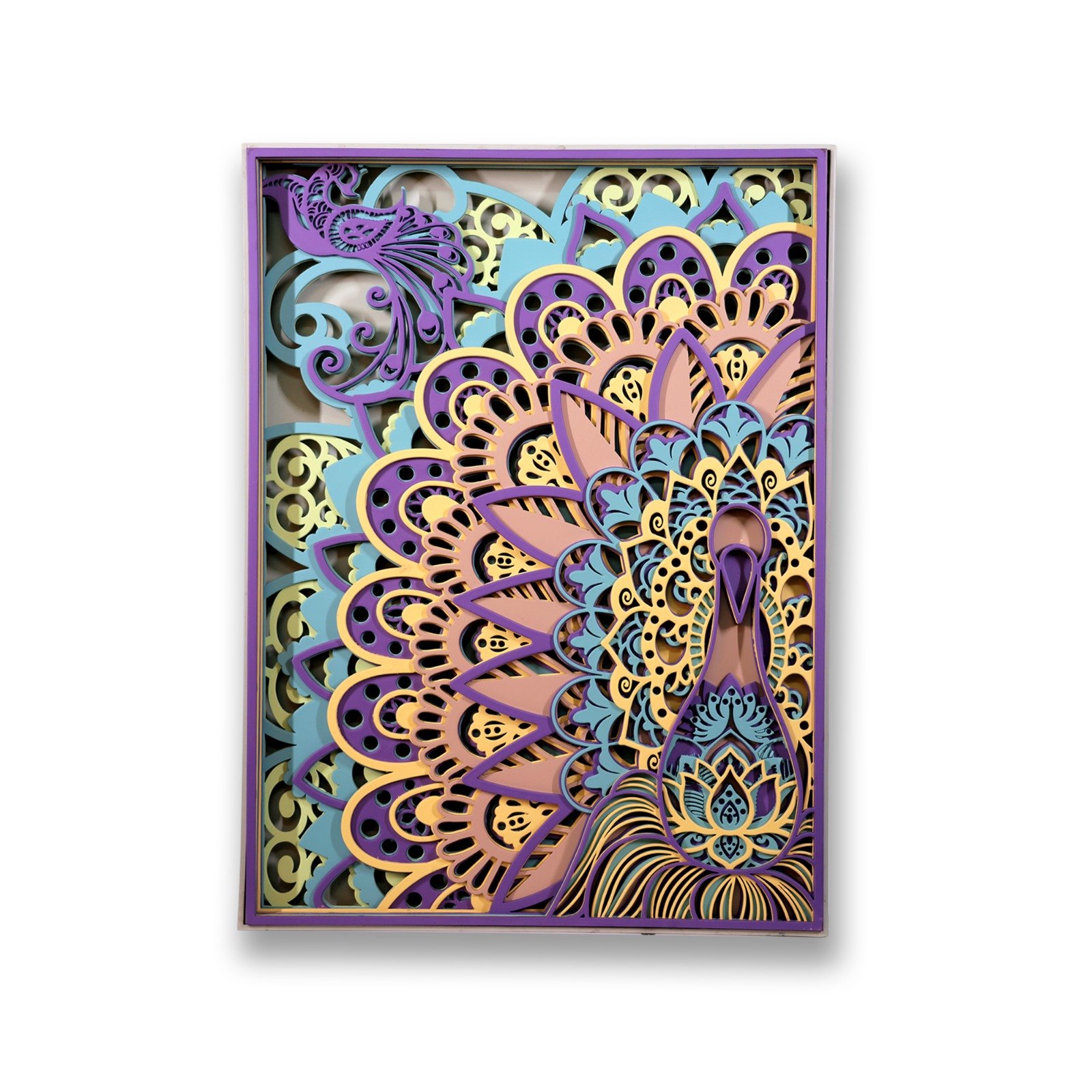 Multilayer Peacock Decorative Wall Art