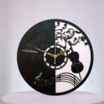 Musical Instruments Decorative Wall Clock – Piano & Violin Design