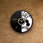Musical Instruments Decorative Wall Clock – Piano & Violin Design