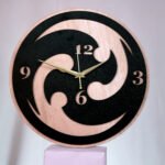 Netyex Abstract Pink & Cream Decorative Wall Clock