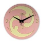 Netyex Abstract Pink & Cream Decorative Wall Clock