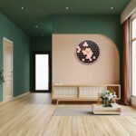 Netyex Honeycomb Hexagon Wooden Wall Clock