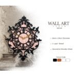 Ornate Decorative Wall Clock – Antique Baroque Collection