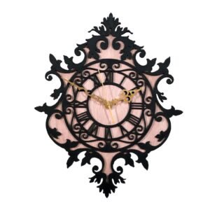 Ornate Decorative Wall Clock – Antique Baroque Collection