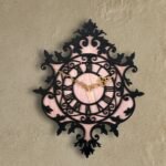 Ornate Decorative Wall Clock – Antique Baroque Collection