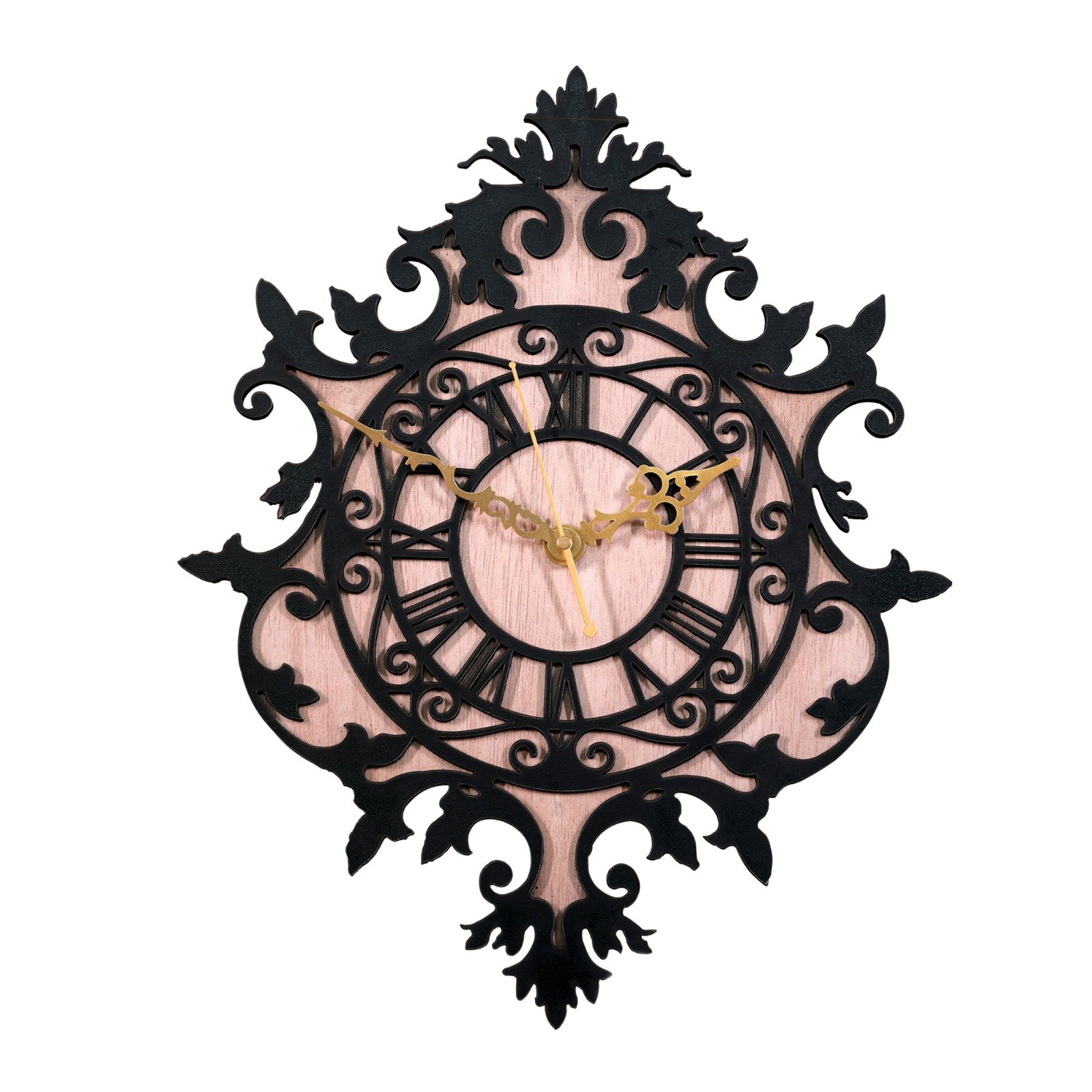 Ornate Decorative Wall Clock – Antique Baroque Collection
