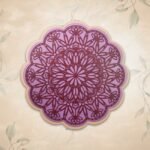Ornate Floral Mandala Decorative Wall Panel