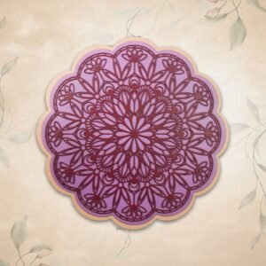 Ornate Floral Mandala Decorative Wall Panel