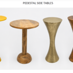 Pedestal Side Tables