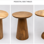 Pedestal Side Tables