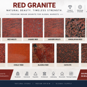 Red Granite – Premium Indian Red Granite Slabs, Tiles & Custom Cut-to-Size