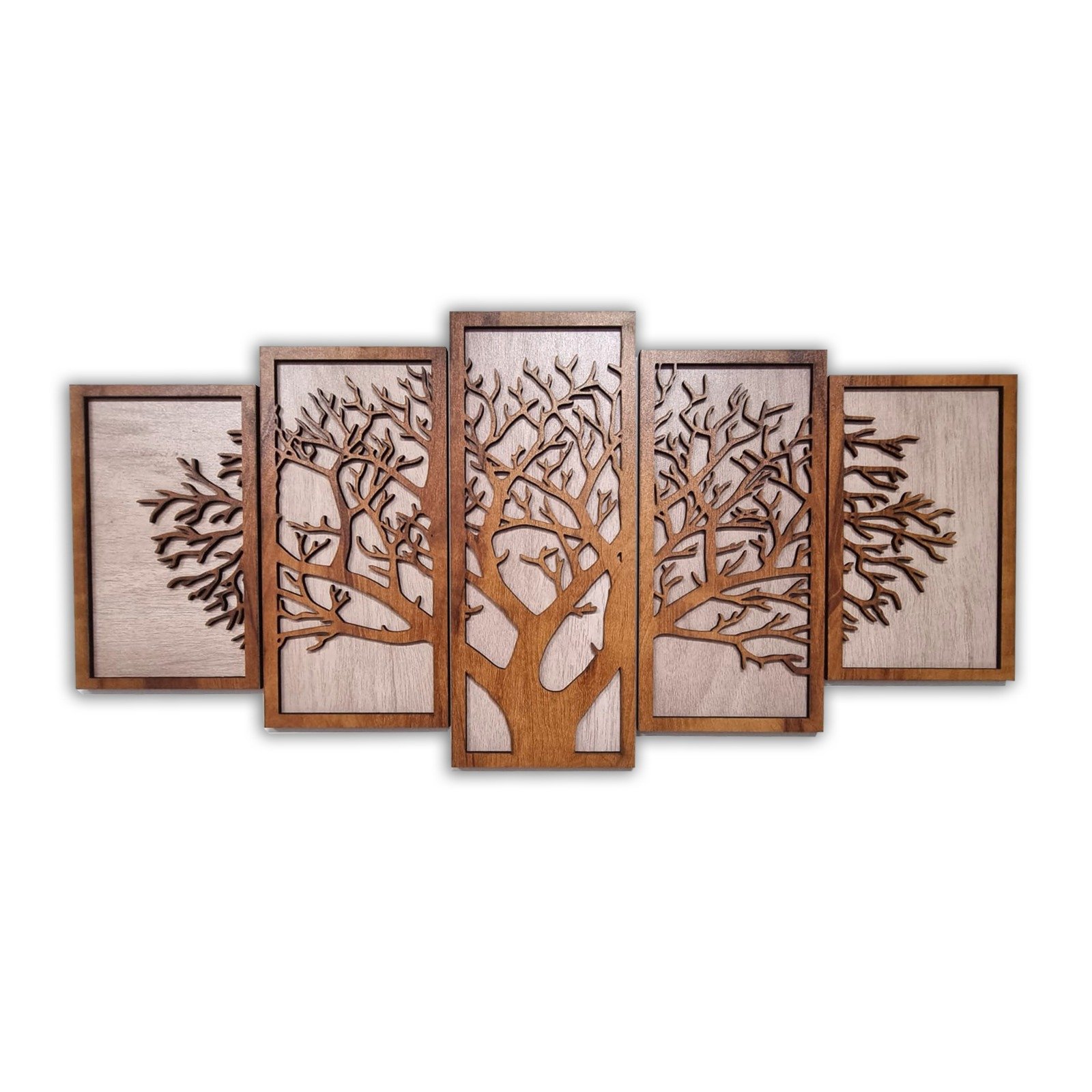 Tree of Life 5-Piece Wooden Wall Art
