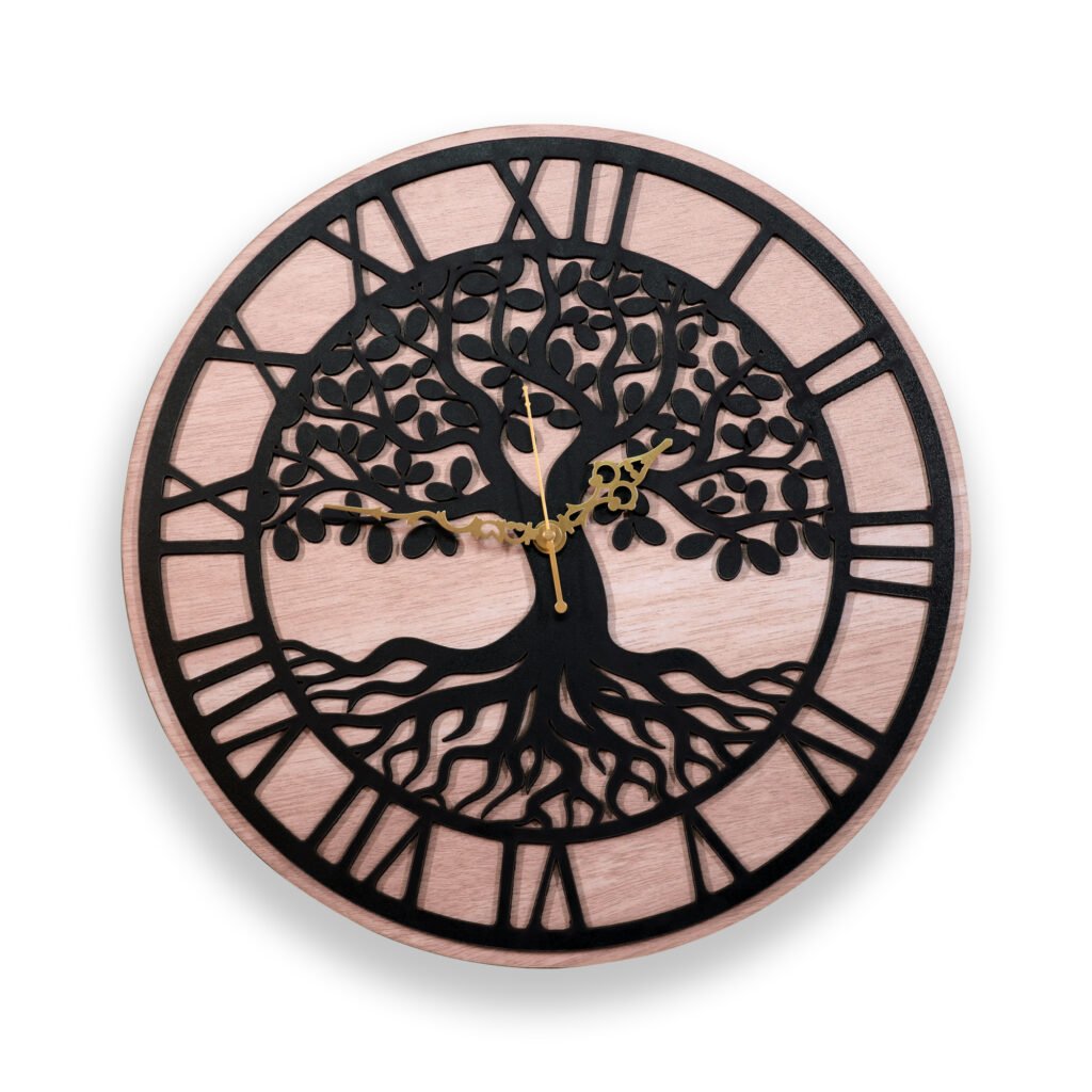Tree of Life Wooden Wall Clock
