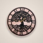 Tree of Life Wooden Wall Clock