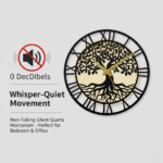 Tree of Life Wooden Wall Clock