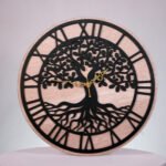 Tree of Life Wooden Wall Clock