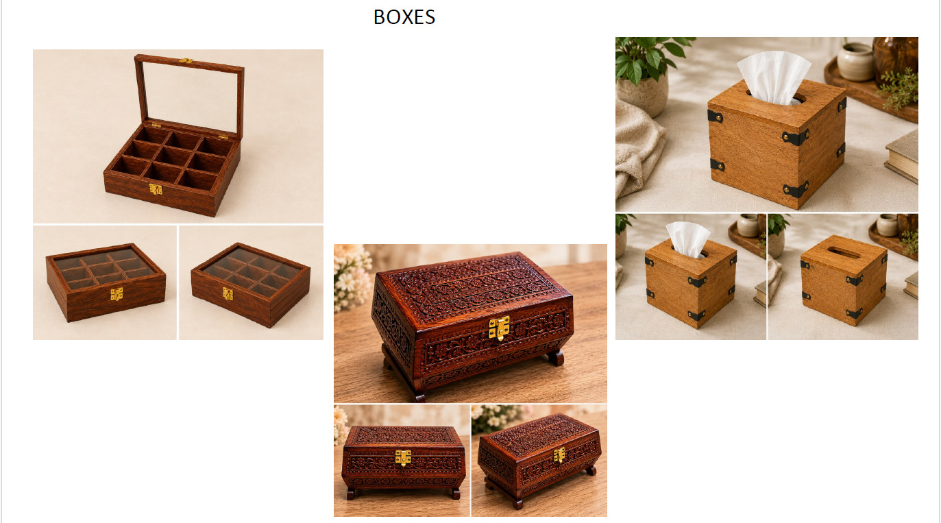 Wooden Boxes Collection
