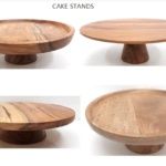 Wooden Cake Stands & Dessert Display Platters