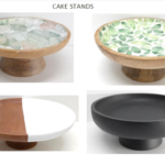 Wooden Cake Stands & Dessert Display Platters