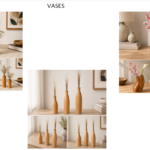 Wooden Decorative Vases