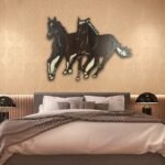 Wooden Horse Wall Art