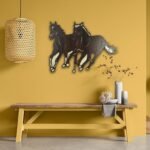 Wooden Horse Wall Art
