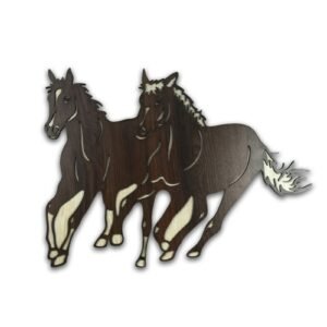 Wooden Horse Wall Art