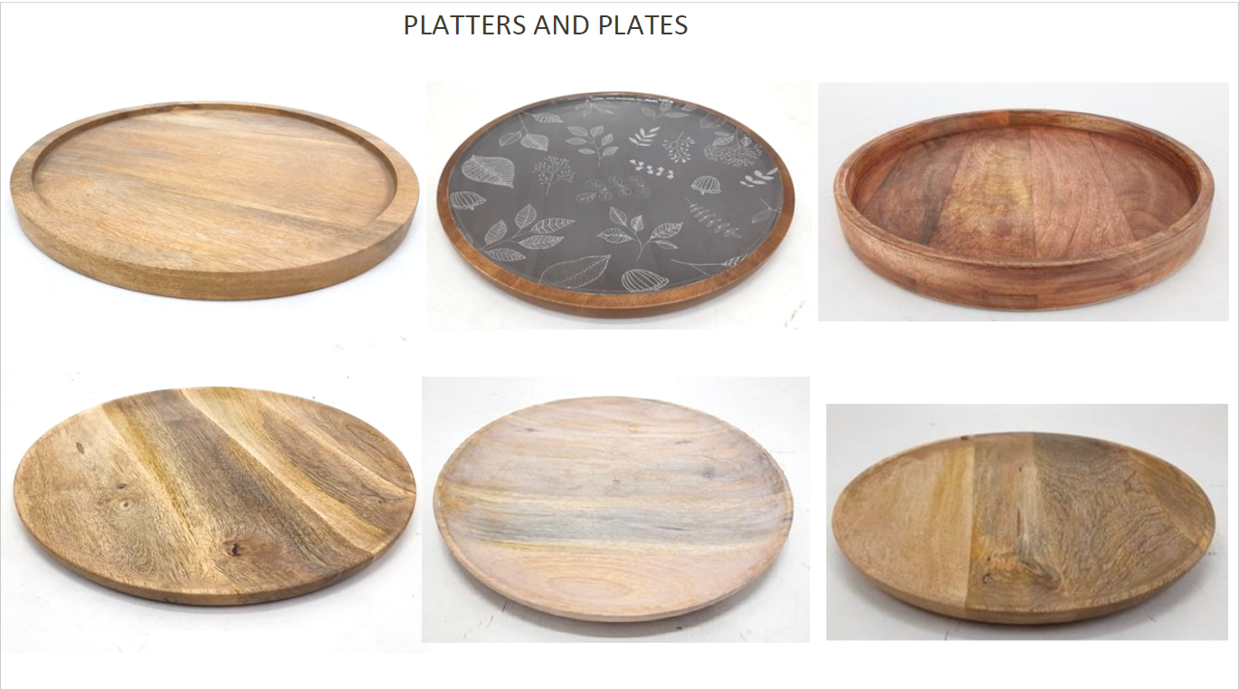 Wooden Platters & Plates
