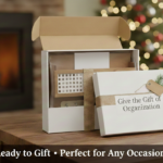 Wooden Wall-Mounted Mail & Key Organizer