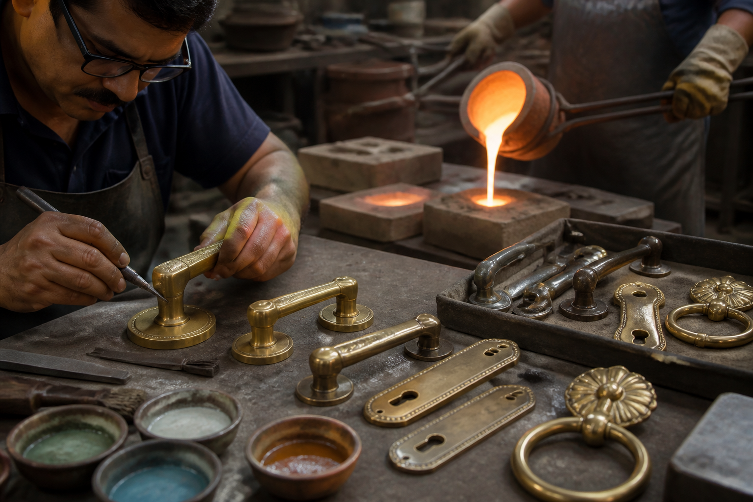 Developing Bespoke Architectural Hardware in India: Casting Tolerances and Custom Patinas for Interior Designers