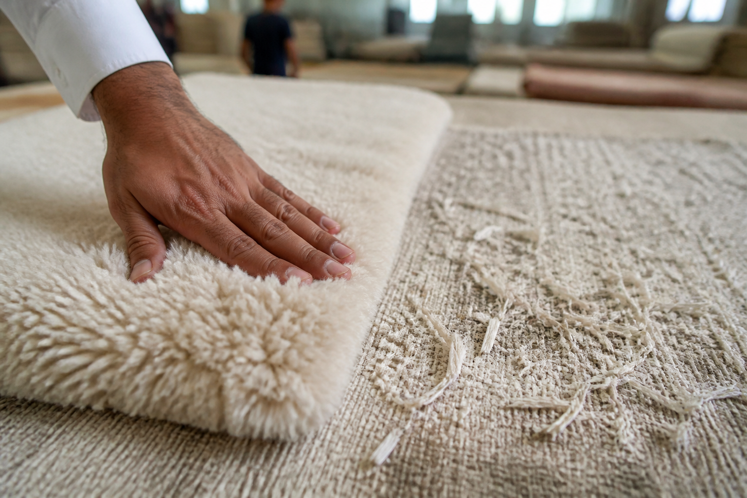 Auditing Live vs Dead Wool in Hand-Knotted Moroccan Rugs: Detecting Chemical Depilation Defects