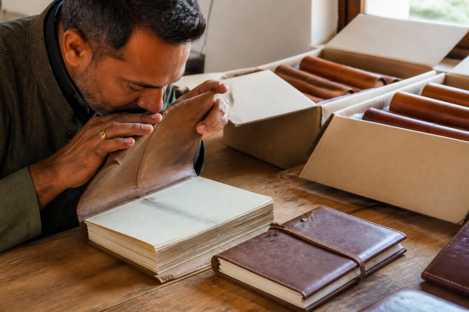 Dropshipping Leather Journals from Rajasthan: Spotting Odor Defects and Ink Bleed Before Selling