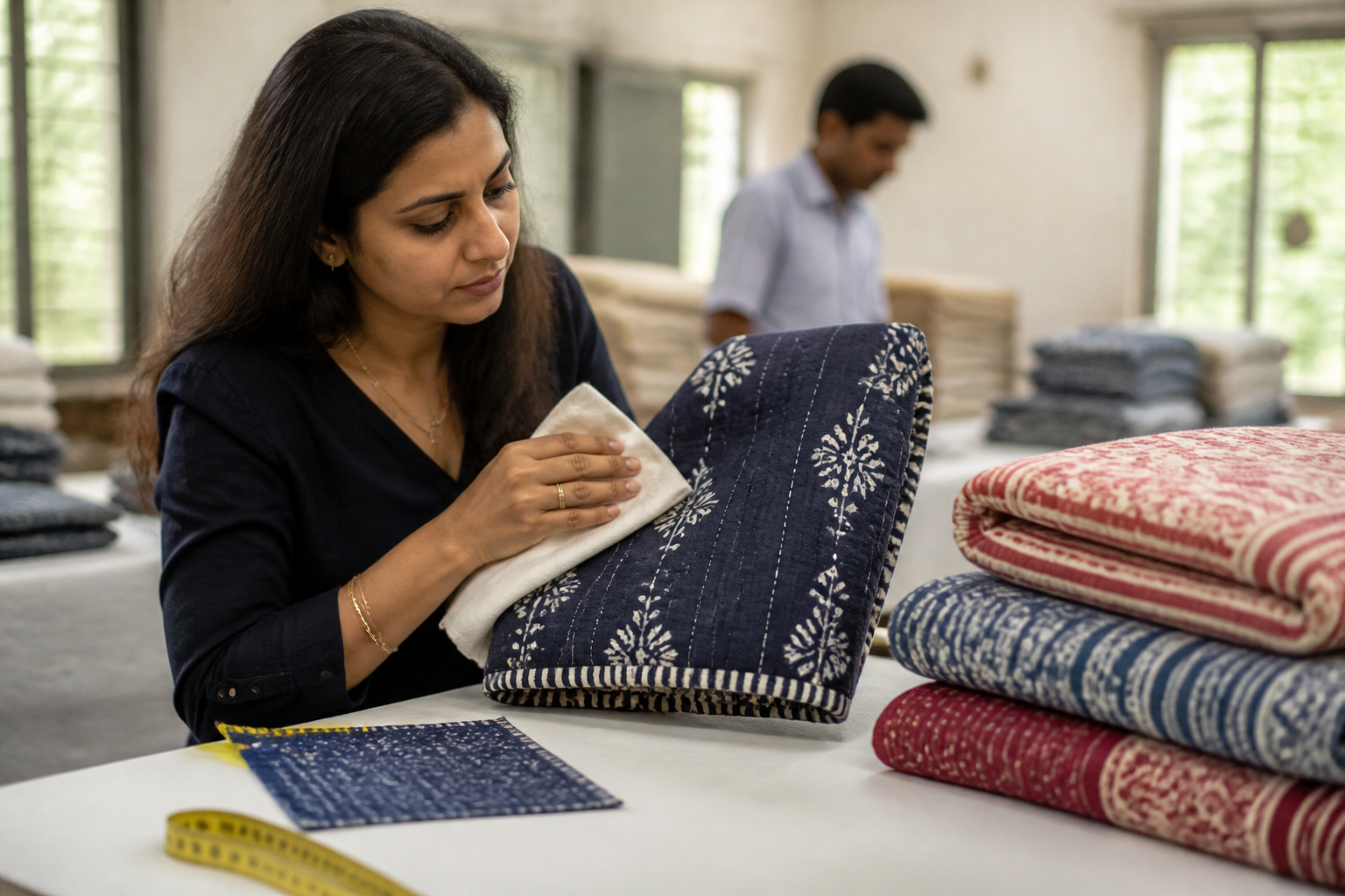 Sourcing Block-Printed Quilts: How Beginners Test Natural Dye Bleed and Fabric Shrinkage