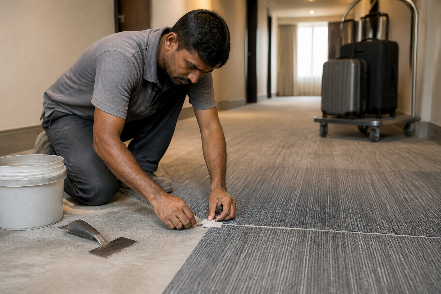 Adhesive-Free Connector Tabs vs Wet Adhesives: Specifying Modular Carpet Systems for Fast Commercial Turnarounds