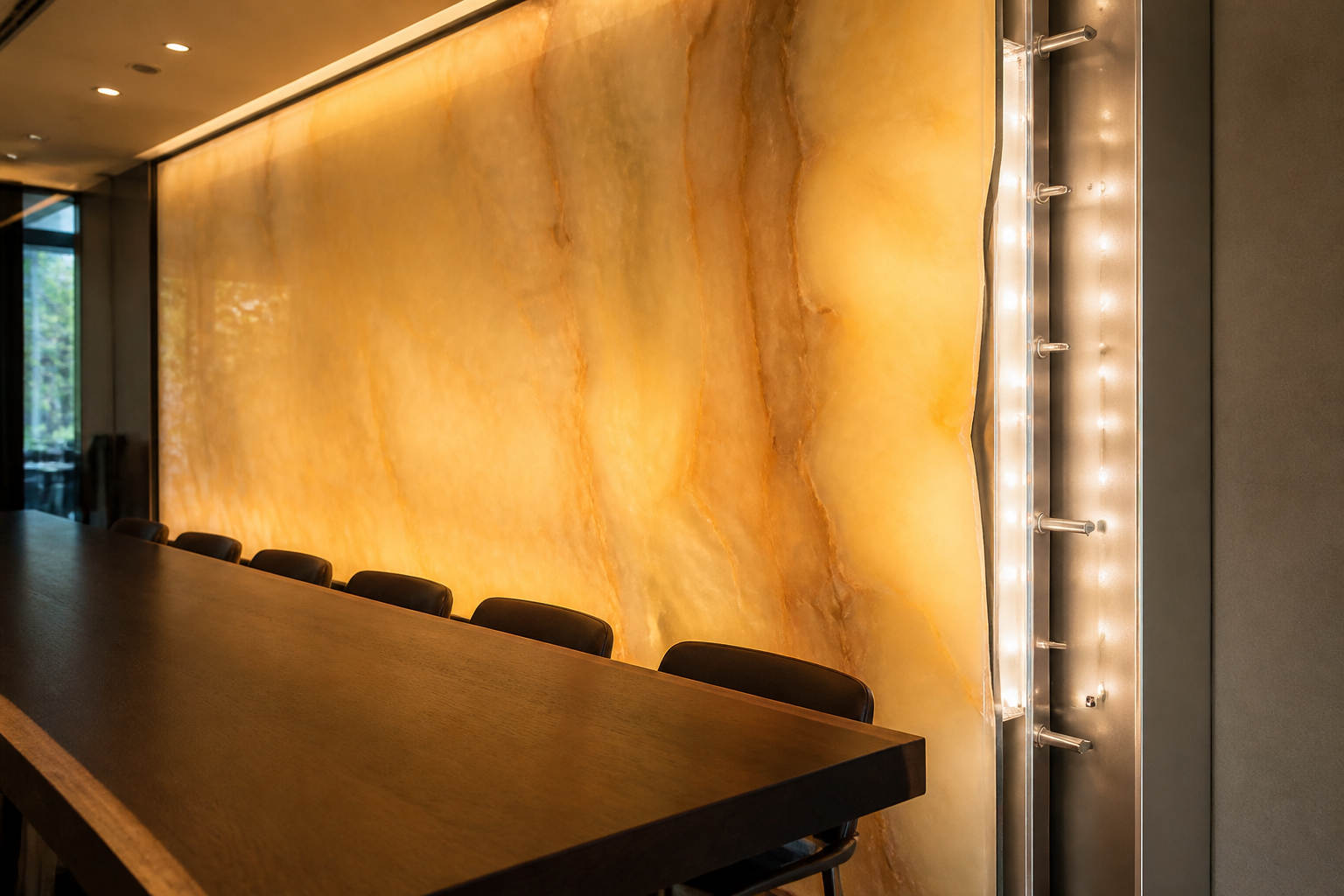 Specifying LED Diffusion and Thermal Dissipation for Backlit Onyx and Translucent Marble Features