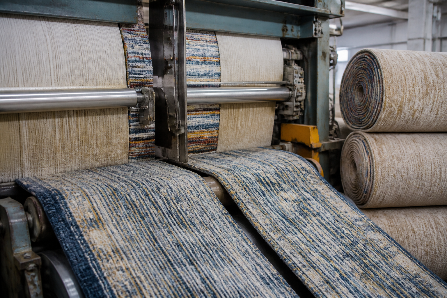 Face-to-Face Wilton Weaving: Maximizing Loom Efficiency on High-Density Polypropylene Runners