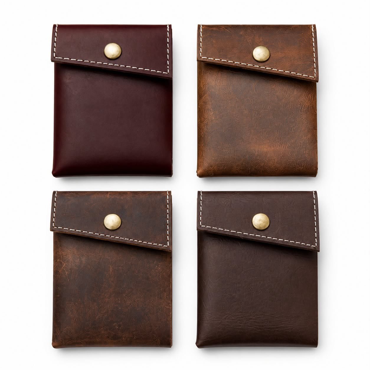 Leather Card & Document Pouch